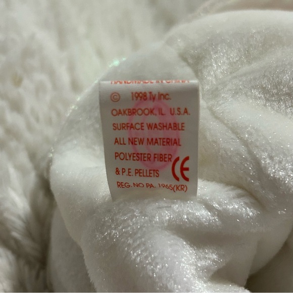 Ty Beanie Babies ‘Halo’ Bear MWMT - Picture 2 of 6